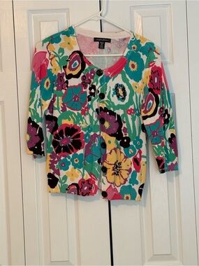 Designer Originals Petite Medium button-front cardigan